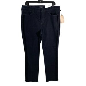 NYDJ Lift Tuck Sheri Slim Jeans With Side Striped Flocking
